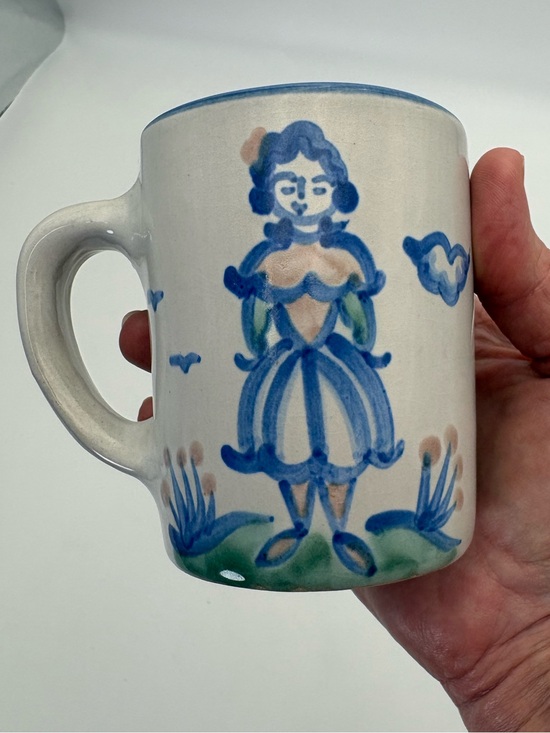 M.A. Hadley Other - Vintage Hand-Painted “Susan”  Farm Girl Mug by MA Hadley